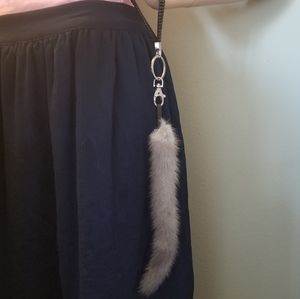 ‼🥂 💯Real Mink Tail Fur Keychain ‼